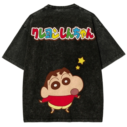 Crayon Shin-chan | Unisex Fit Washed T-Shirt