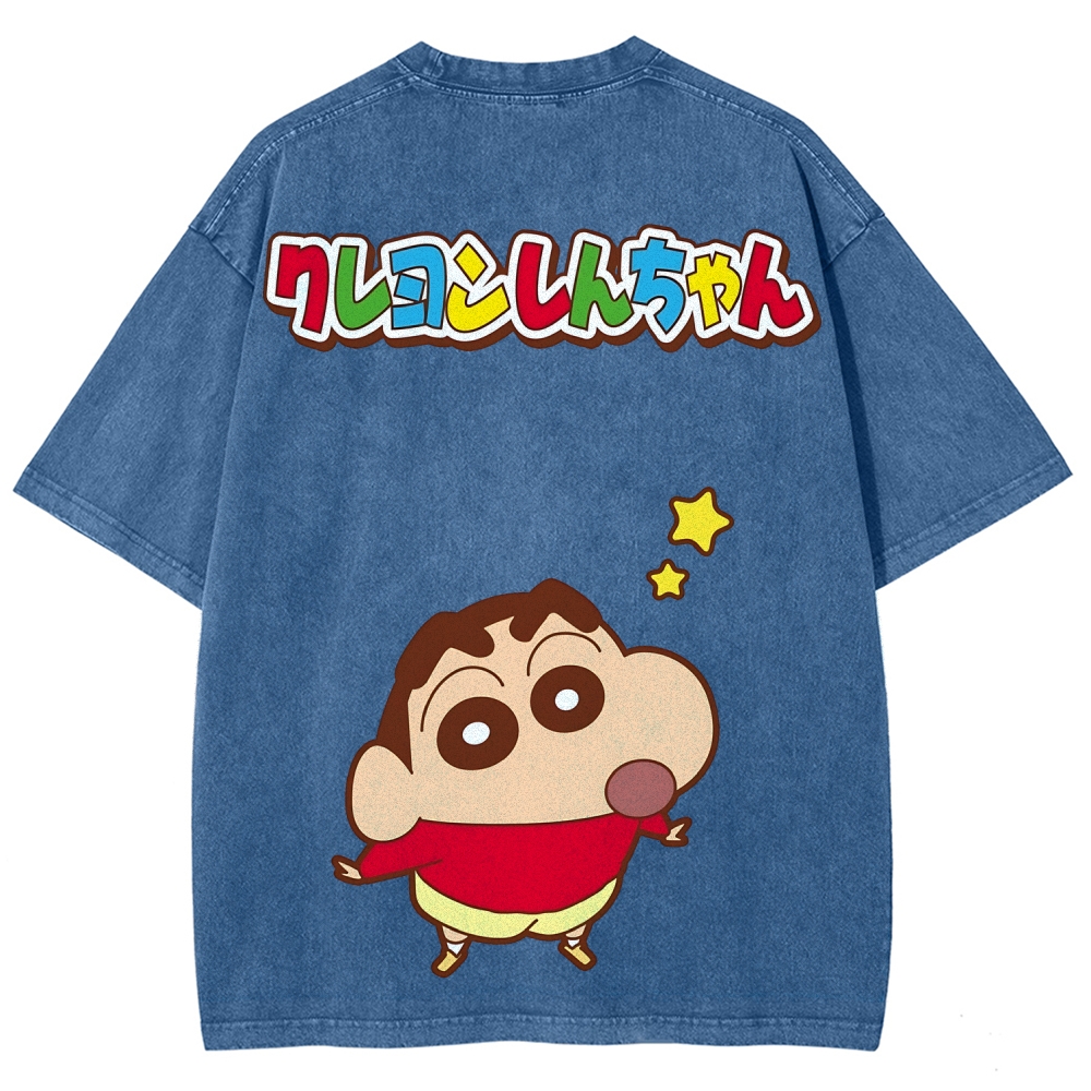 Crayon Shin-chan | Unisex Fit Washed T-Shirt
