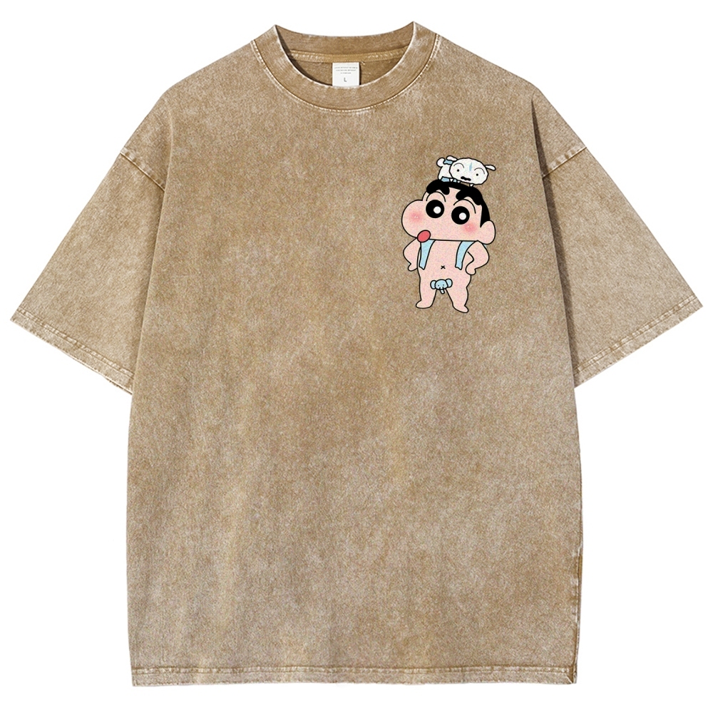 Crayon Shin-chan | Unisex Fit Washed T-Shirt