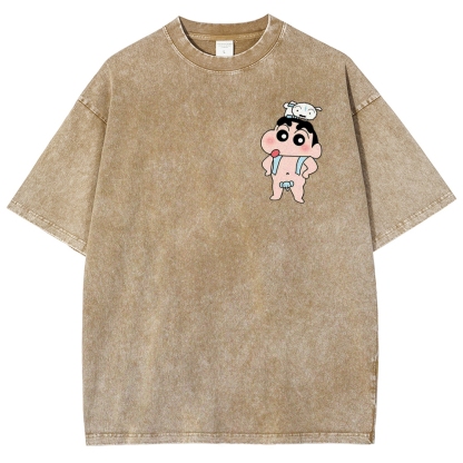 Crayon Shin-chan | Unisex Fit Washed T-Shirt