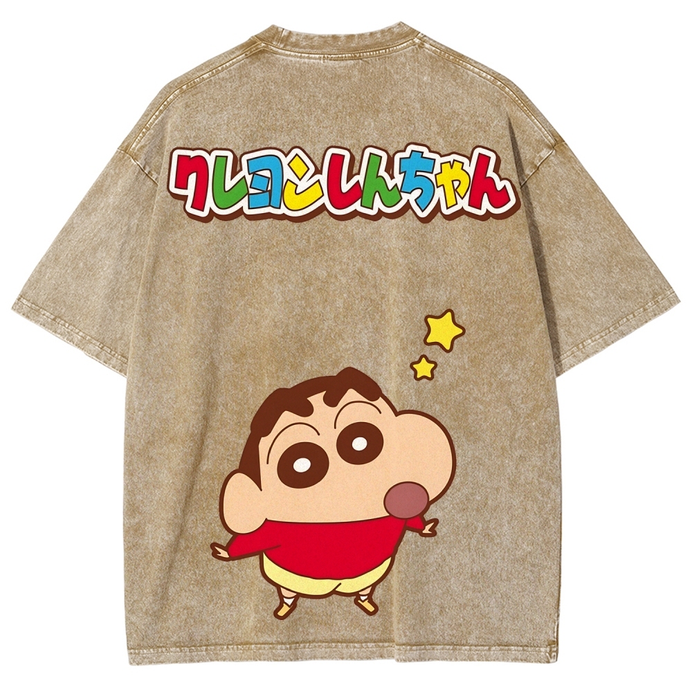 Crayon Shin-chan | Unisex Fit Washed T-Shirt