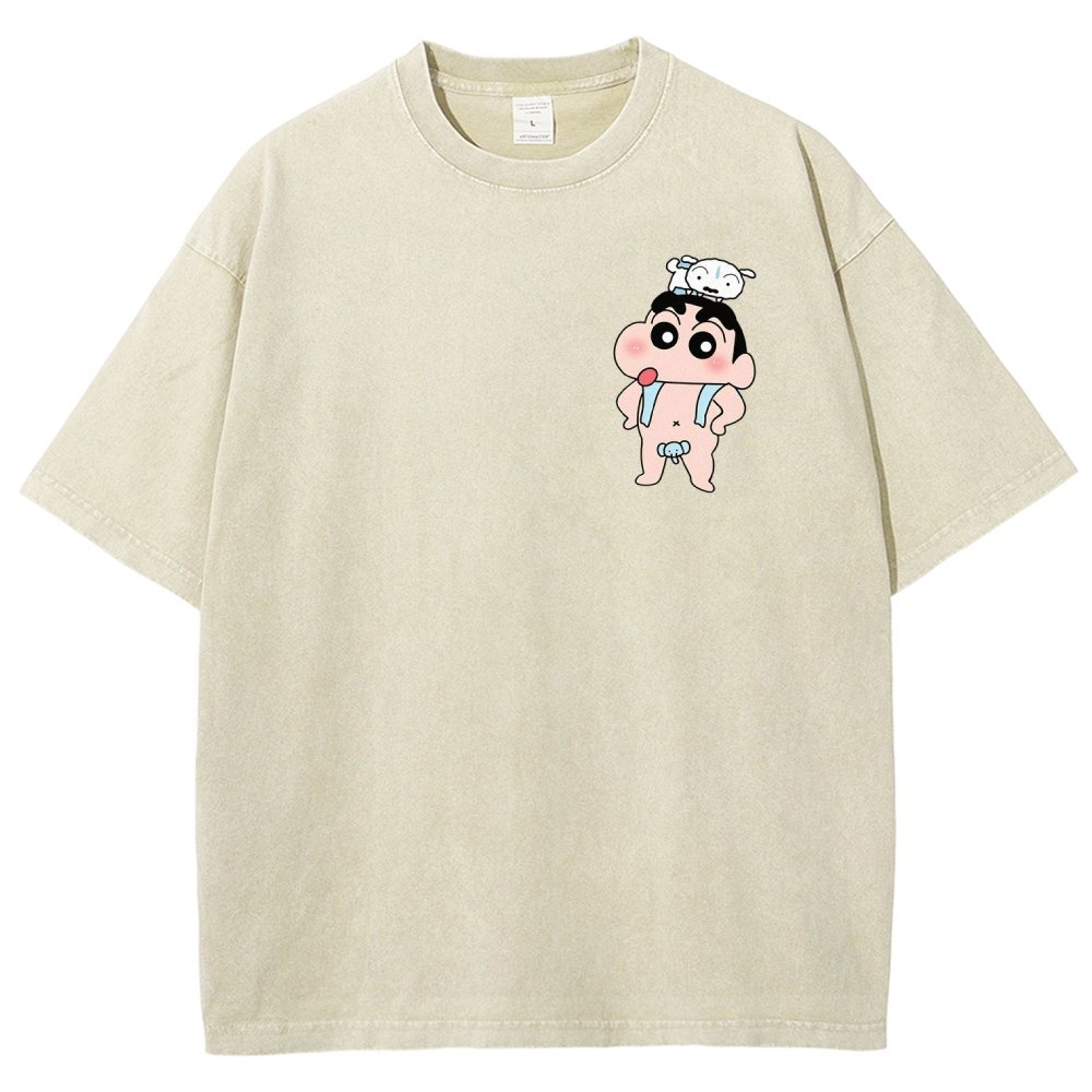 Crayon Shin-chan | Unisex Fit Washed T-Shirt