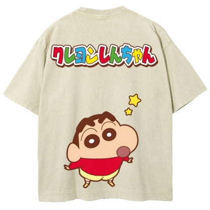 Crayon Shin-chan | Unisex Fit Washed T-Shirt