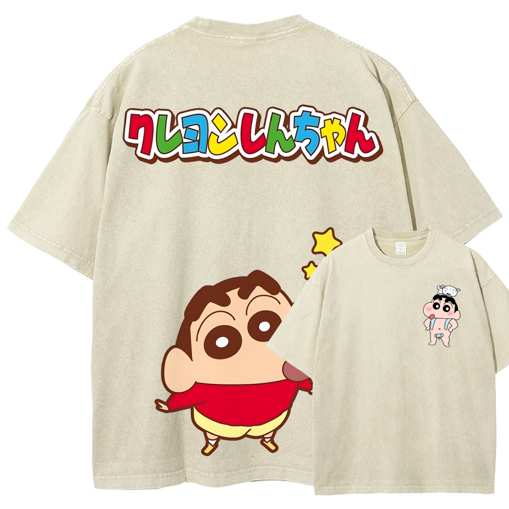 Crayon Shin-chan | Unisex Fit Washed T-Shirt