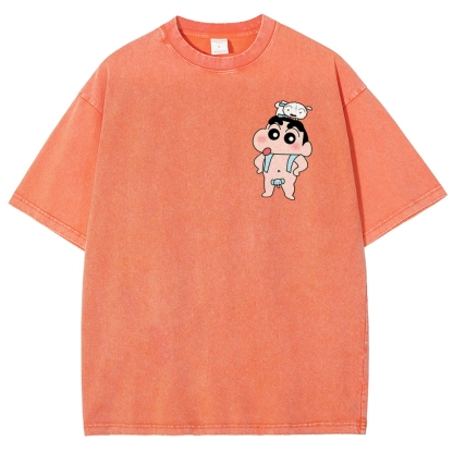 Crayon Shin-chan | Unisex Fit Washed T-Shirt