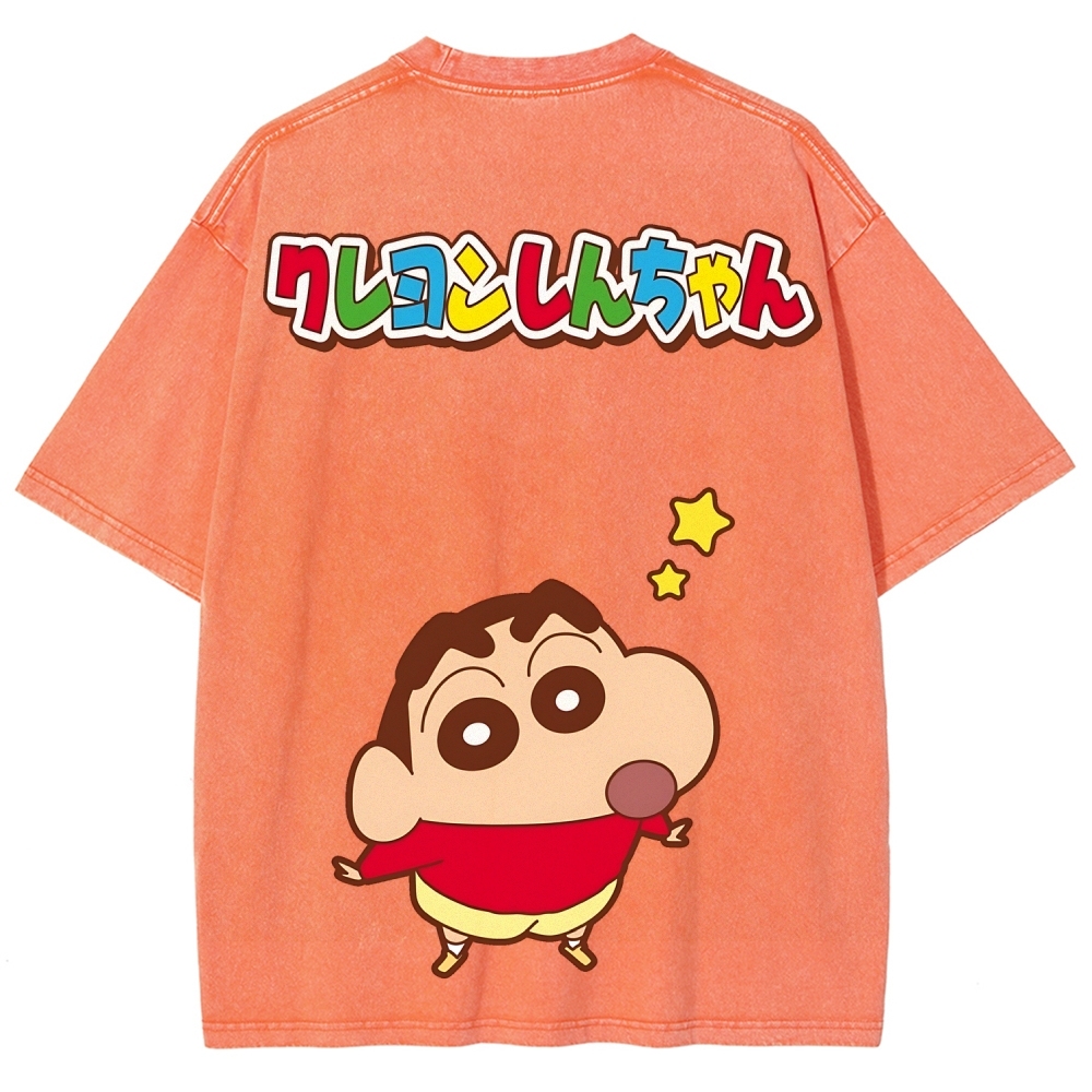 Crayon Shin-chan | Unisex Fit Washed T-Shirt