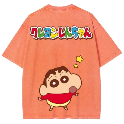 Crayon Shin-chan | Unisex Fit Washed T-Shirt