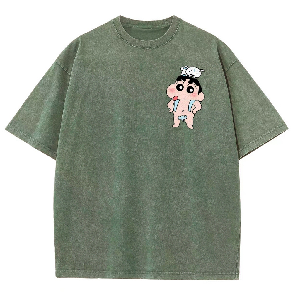 Crayon Shin-chan | Unisex Fit Washed T-Shirt