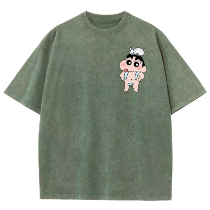Crayon Shin-chan | Unisex Fit Washed T-Shirt