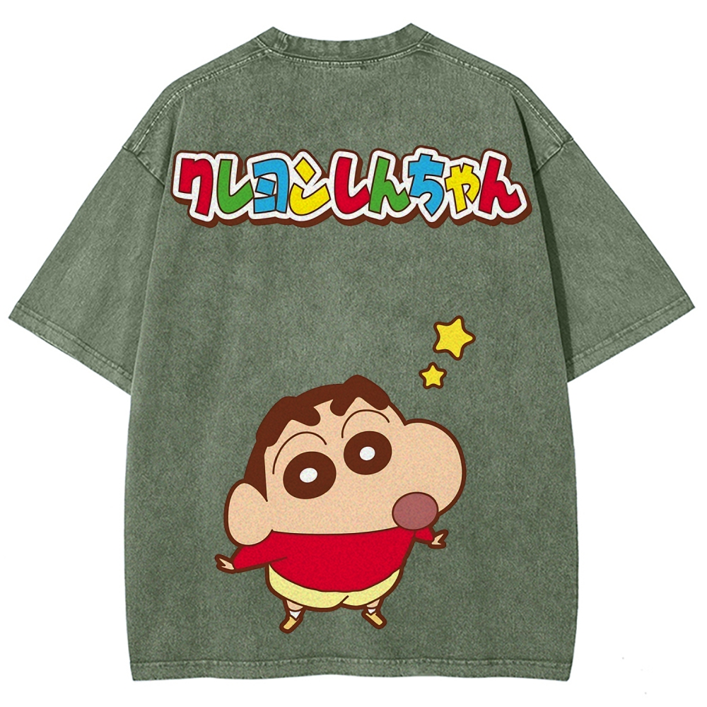 Crayon Shin-chan | Unisex Fit Washed T-Shirt