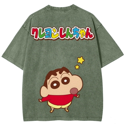 Crayon Shin-chan | Unisex Fit Washed T-Shirt