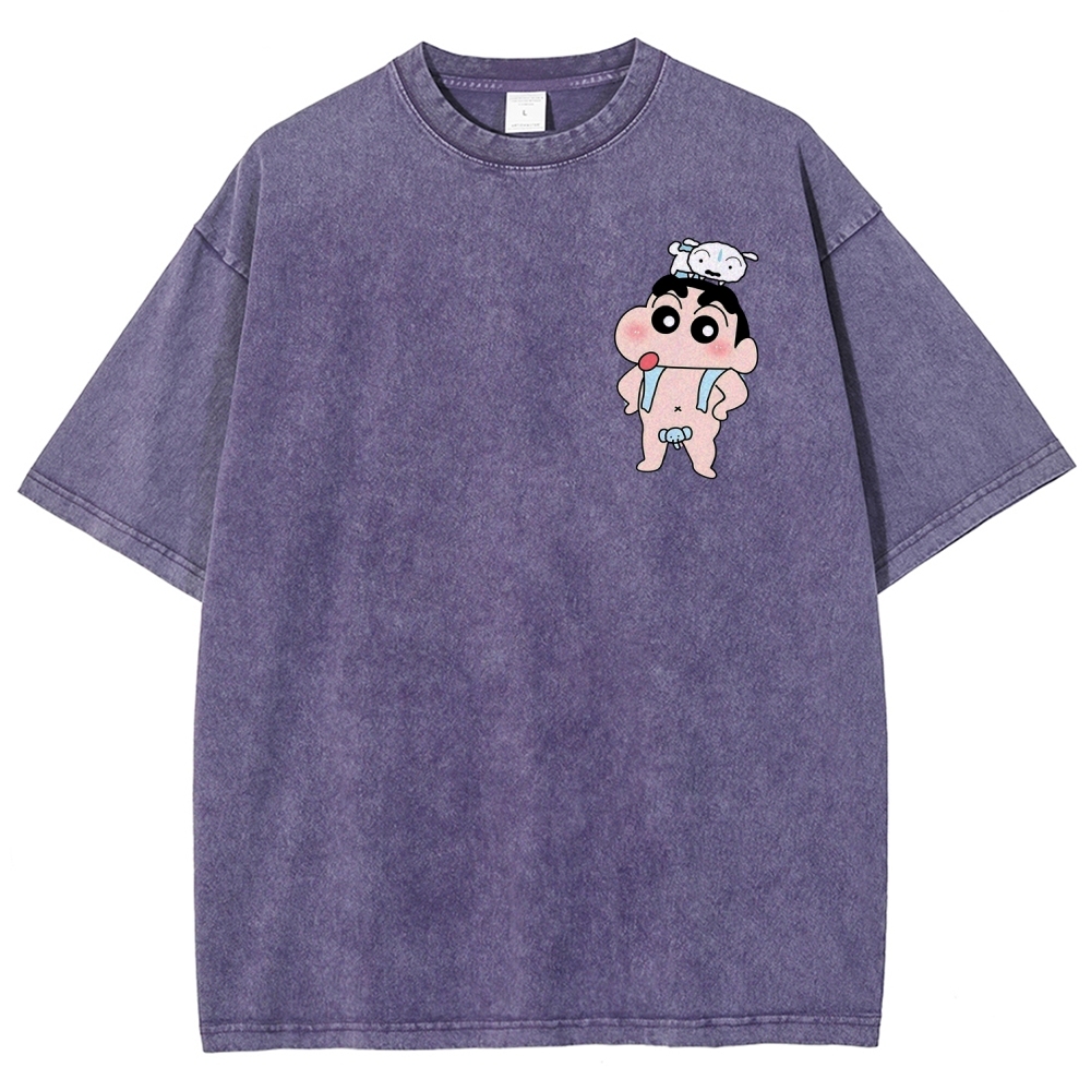 Crayon Shin-chan | Unisex Fit Washed T-Shirt