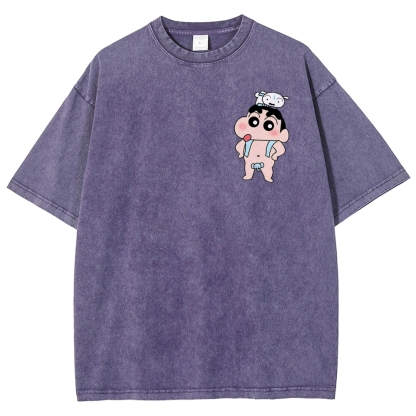 Crayon Shin-chan | Unisex Fit Washed T-Shirt