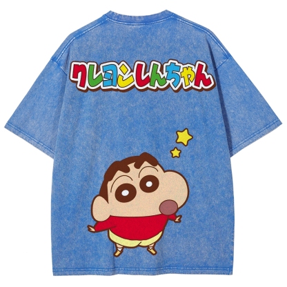 Crayon Shin-chan | Unisex Fit Washed T-Shirt