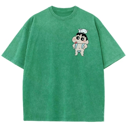 Crayon Shin-chan | Unisex Fit Washed T-Shirt