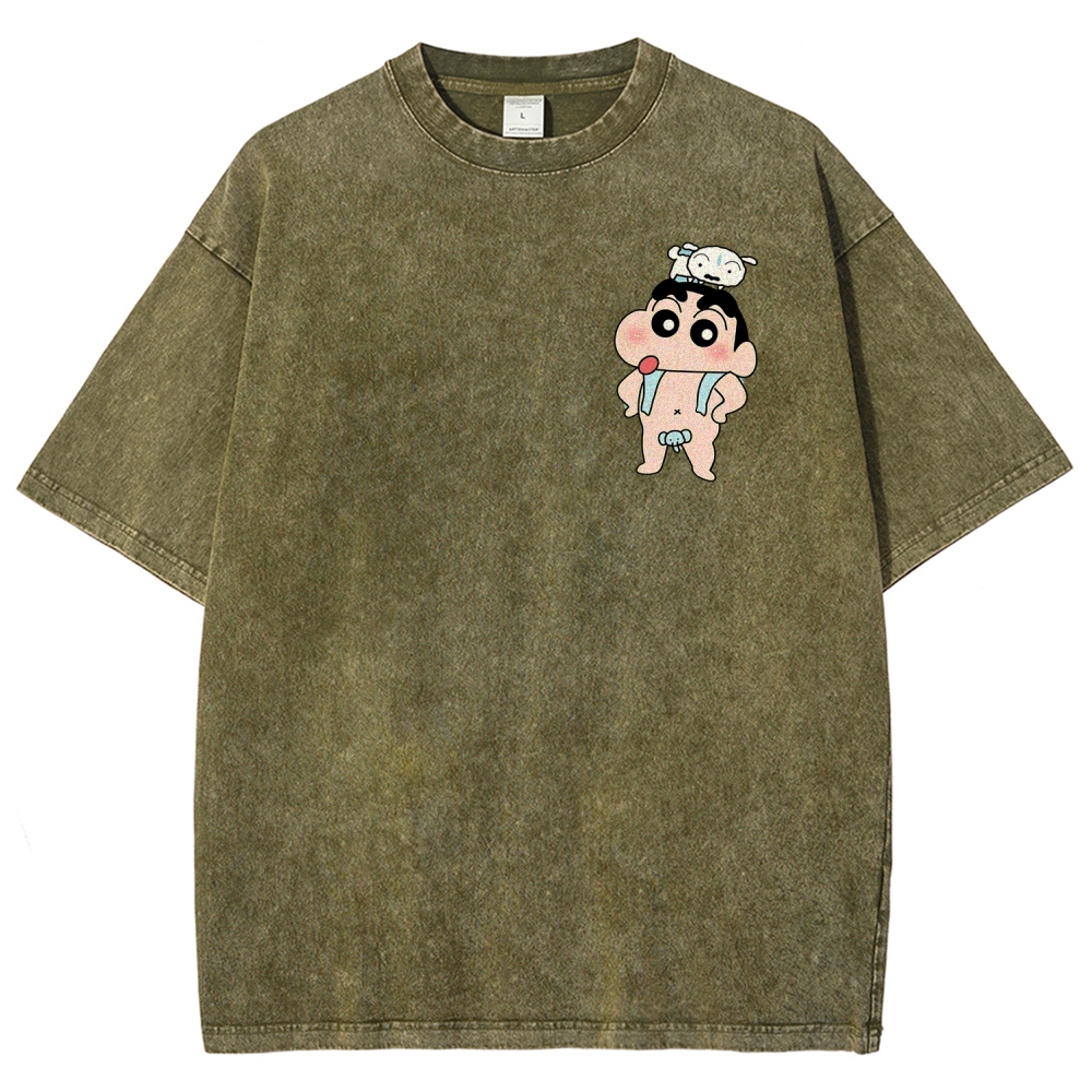 Crayon Shin-chan | Unisex Fit Washed T-Shirt