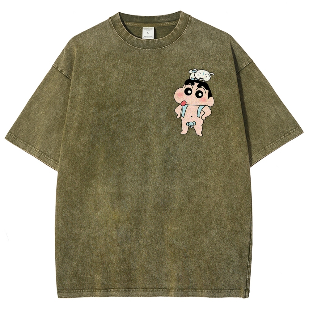 Crayon Shin-chan | Unisex Fit Washed T-Shirt