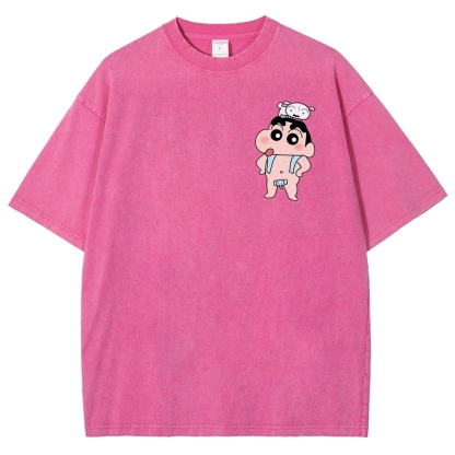 Crayon Shin-chan | Unisex Fit Washed T-Shirt