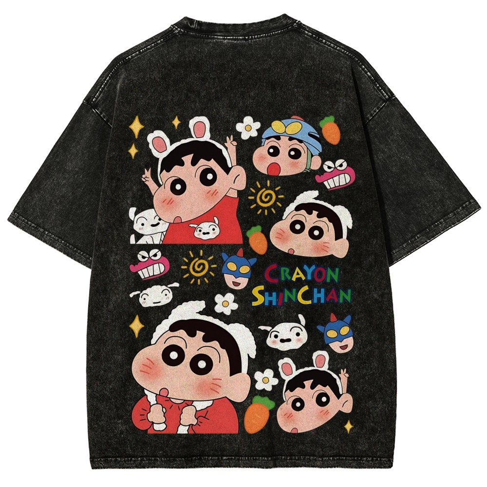 Crayon Shin-chan | Unisex Fit Washed T-Shirt
