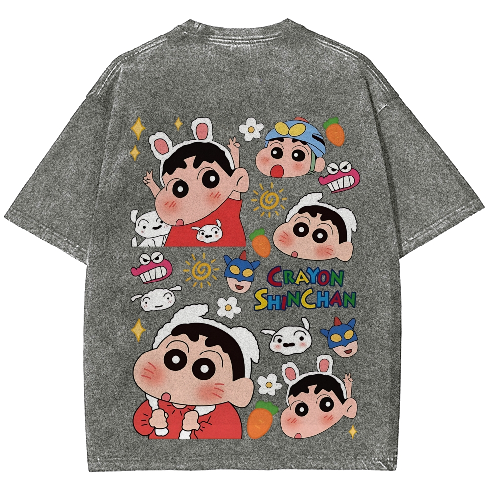 Crayon Shin-chan | Unisex Fit Washed T-Shirt