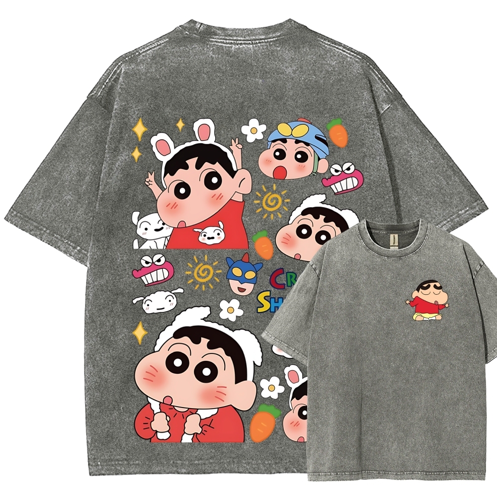 Crayon Shin-chan | Unisex Fit Washed T-Shirt