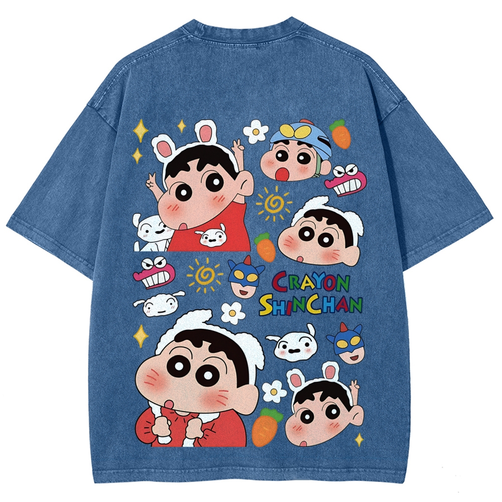 Crayon Shin-chan | Unisex Fit Washed T-Shirt