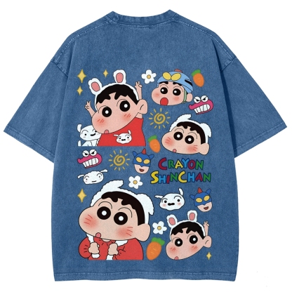 Crayon Shin-chan | Unisex Fit Washed T-Shirt