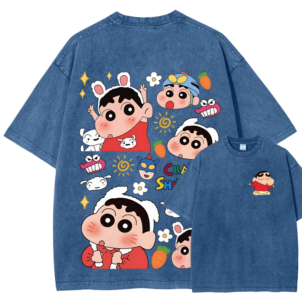 Crayon Shin-chan | Unisex Fit Washed T-Shirt