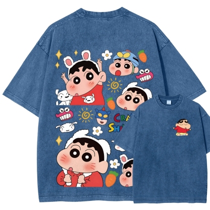 Crayon Shin-chan | Unisex Fit Washed T-Shirt