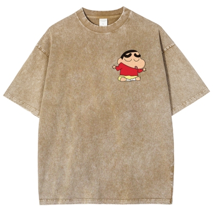 Crayon Shin-chan | Unisex Fit Washed T-Shirt
