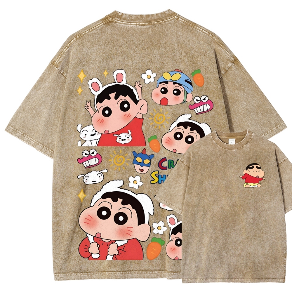 Crayon Shin-chan | Unisex Fit Washed T-Shirt