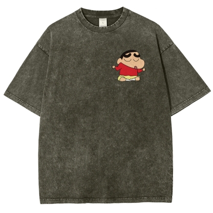 Crayon Shin-chan | Unisex Fit Washed T-Shirt