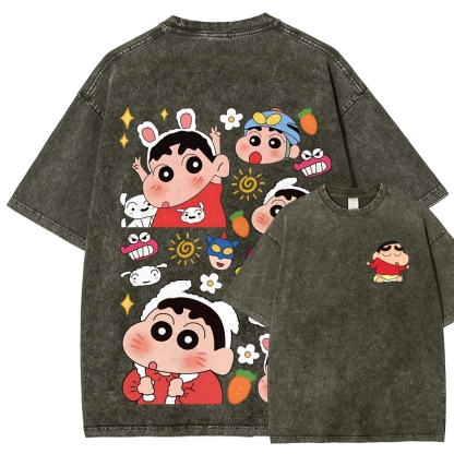 Crayon Shin-chan | Unisex Fit Washed T-Shirt
