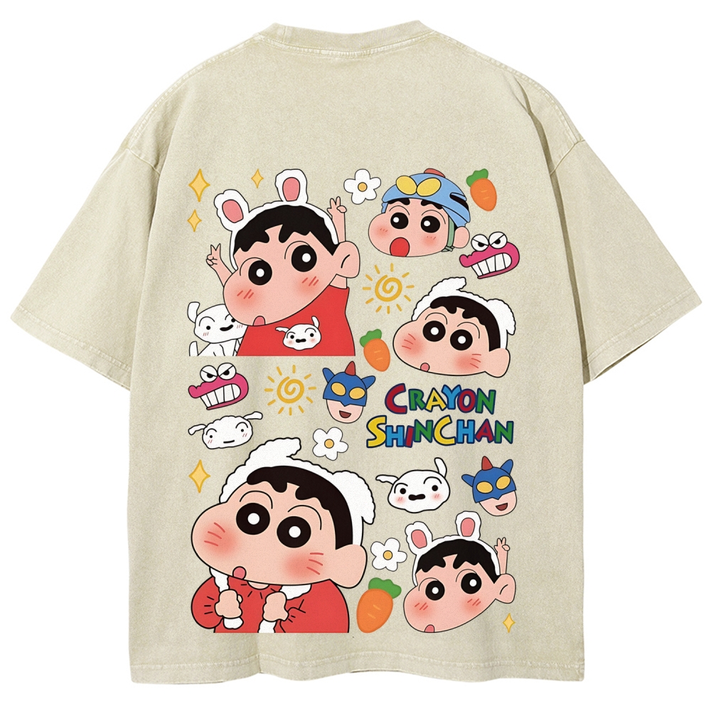 Crayon Shin-chan | Unisex Fit Washed T-Shirt