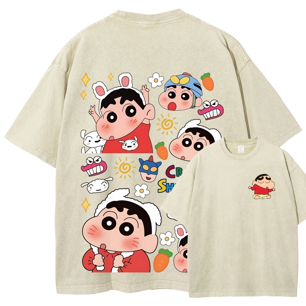 Crayon Shin-chan | Unisex Fit Washed T-Shirt