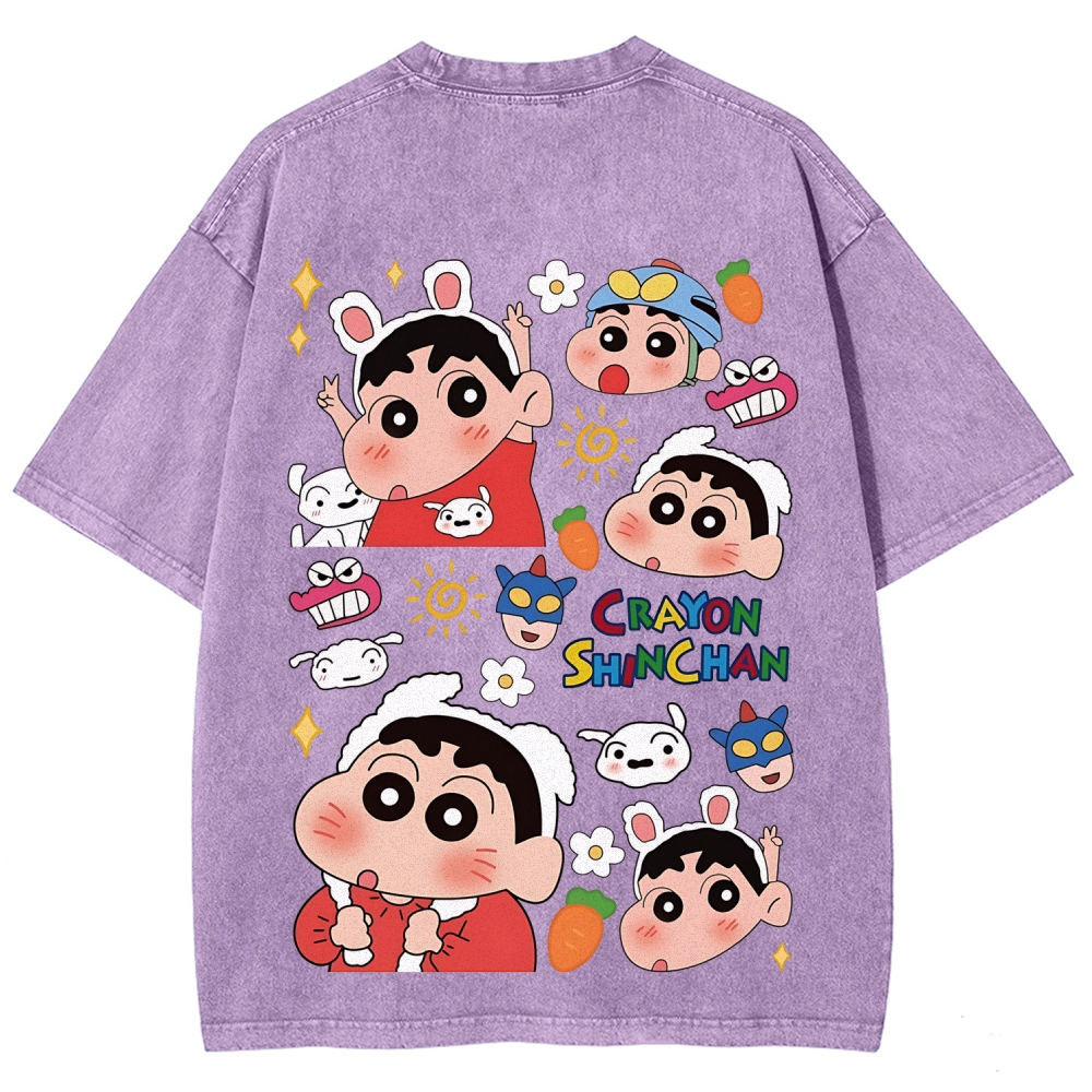 Crayon Shin-chan | Unisex Fit Washed T-Shirt