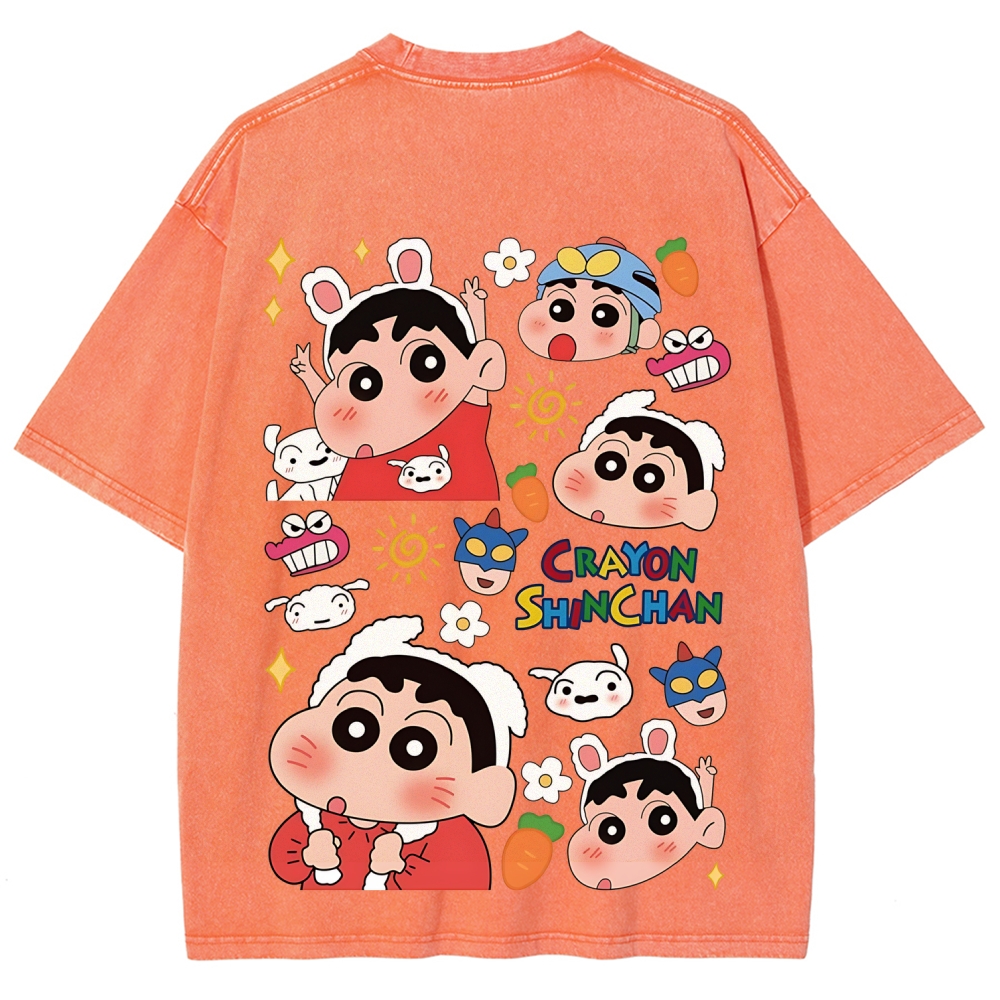 Crayon Shin-chan | Unisex Fit Washed T-Shirt