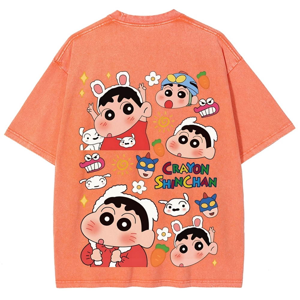Crayon Shin-chan | Unisex Fit Washed T-Shirt