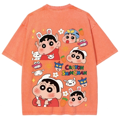 Crayon Shin-chan | Unisex Fit Washed T-Shirt