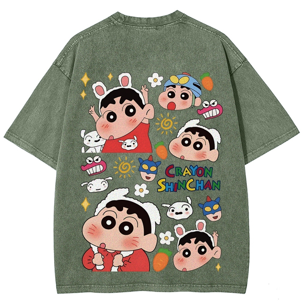 Crayon Shin-chan | Unisex Fit Washed T-Shirt