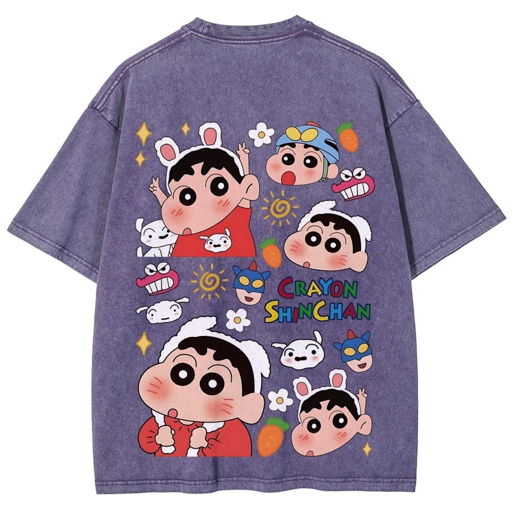 Crayon Shin-chan | Unisex Fit Washed T-Shirt