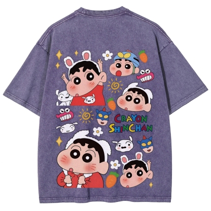 Crayon Shin-chan | Unisex Fit Washed T-Shirt