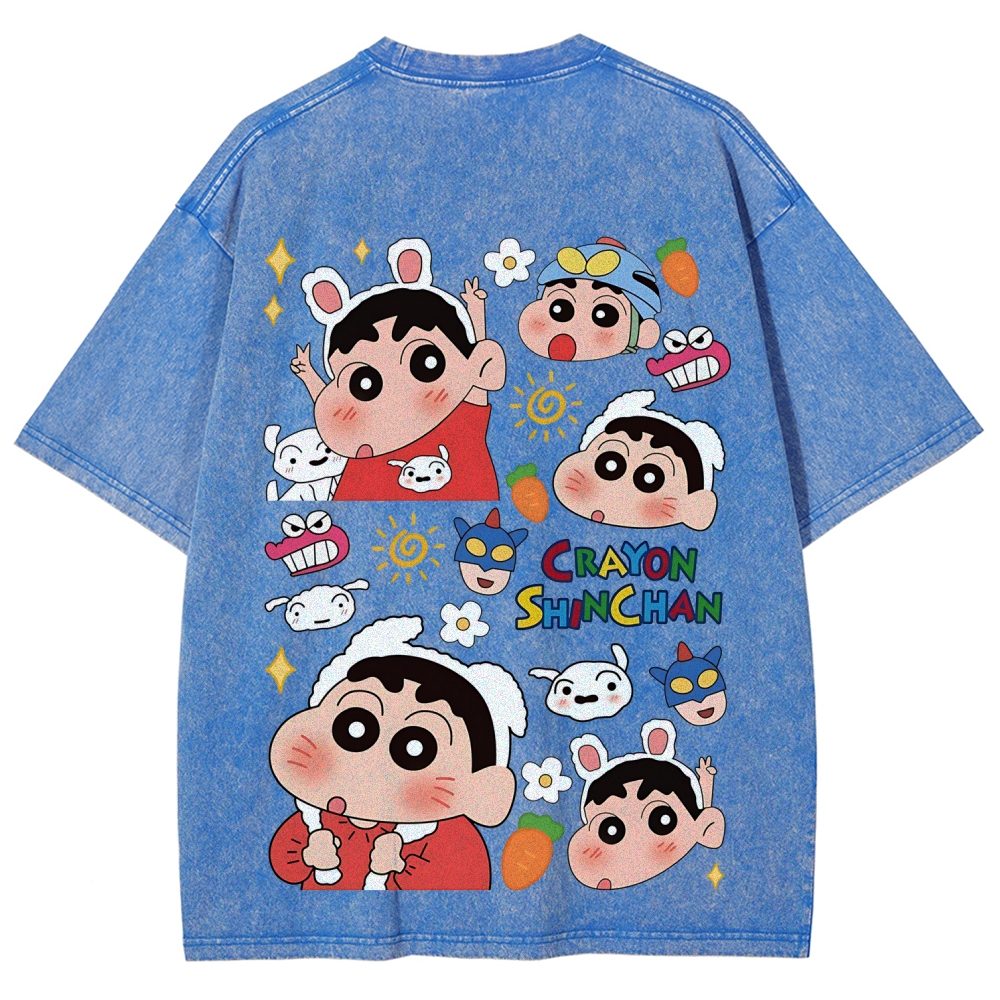 Crayon Shin-chan | Unisex Fit Washed T-Shirt