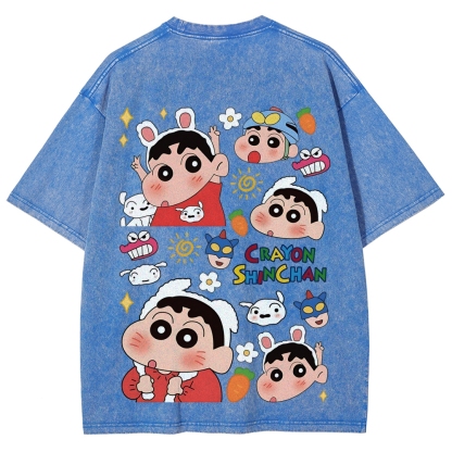 Crayon Shin-chan | Unisex Fit Washed T-Shirt