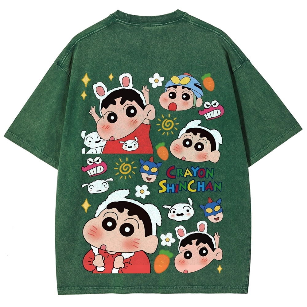 Crayon Shin-chan | Unisex Fit Washed T-Shirt
