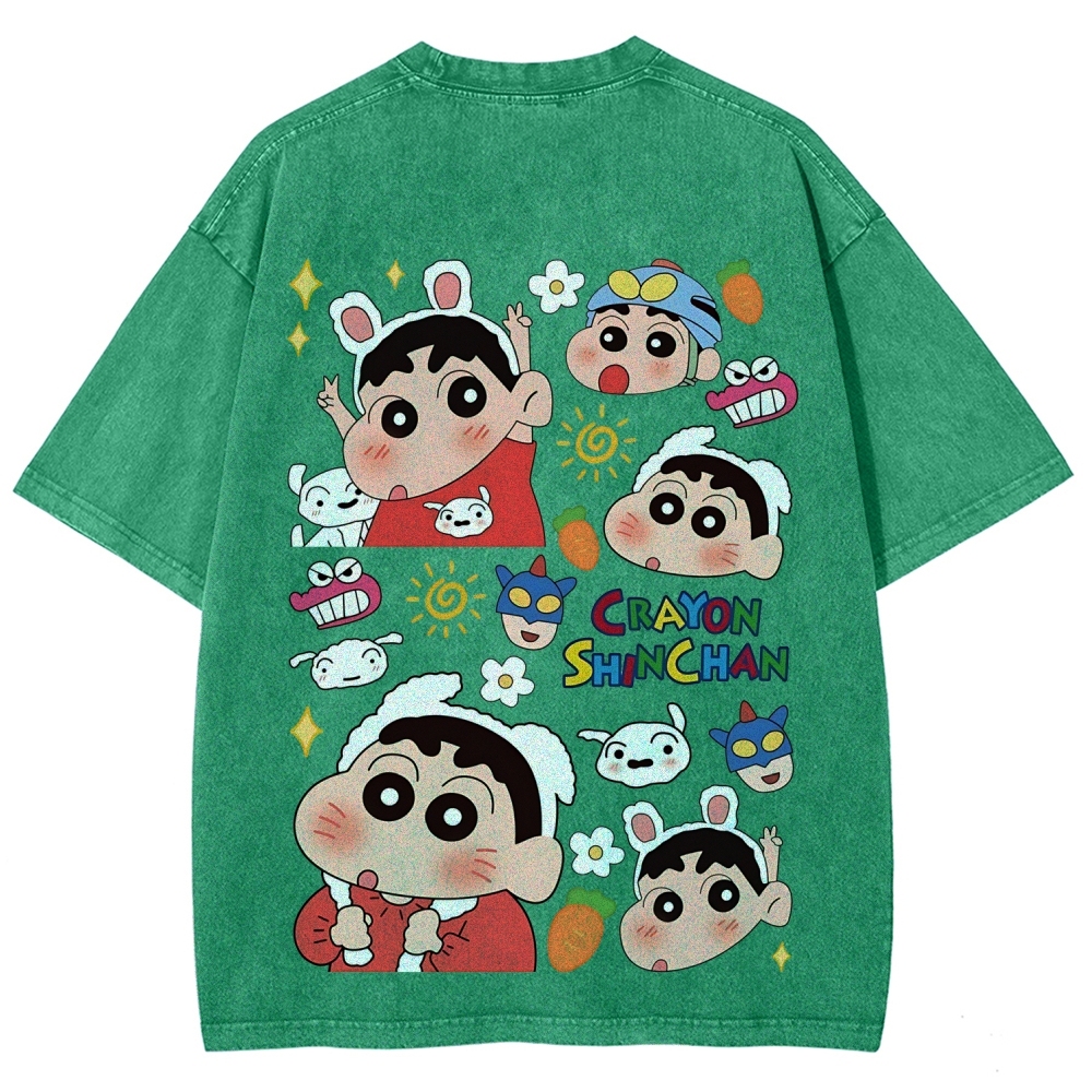 Crayon Shin-chan | Unisex Fit Washed T-Shirt