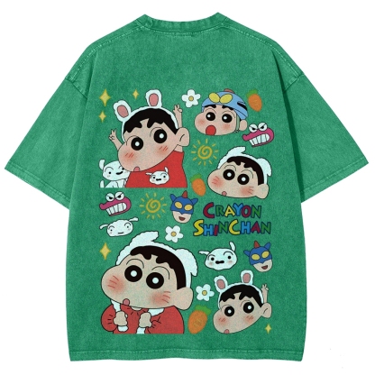 Crayon Shin-chan | Unisex Fit Washed T-Shirt