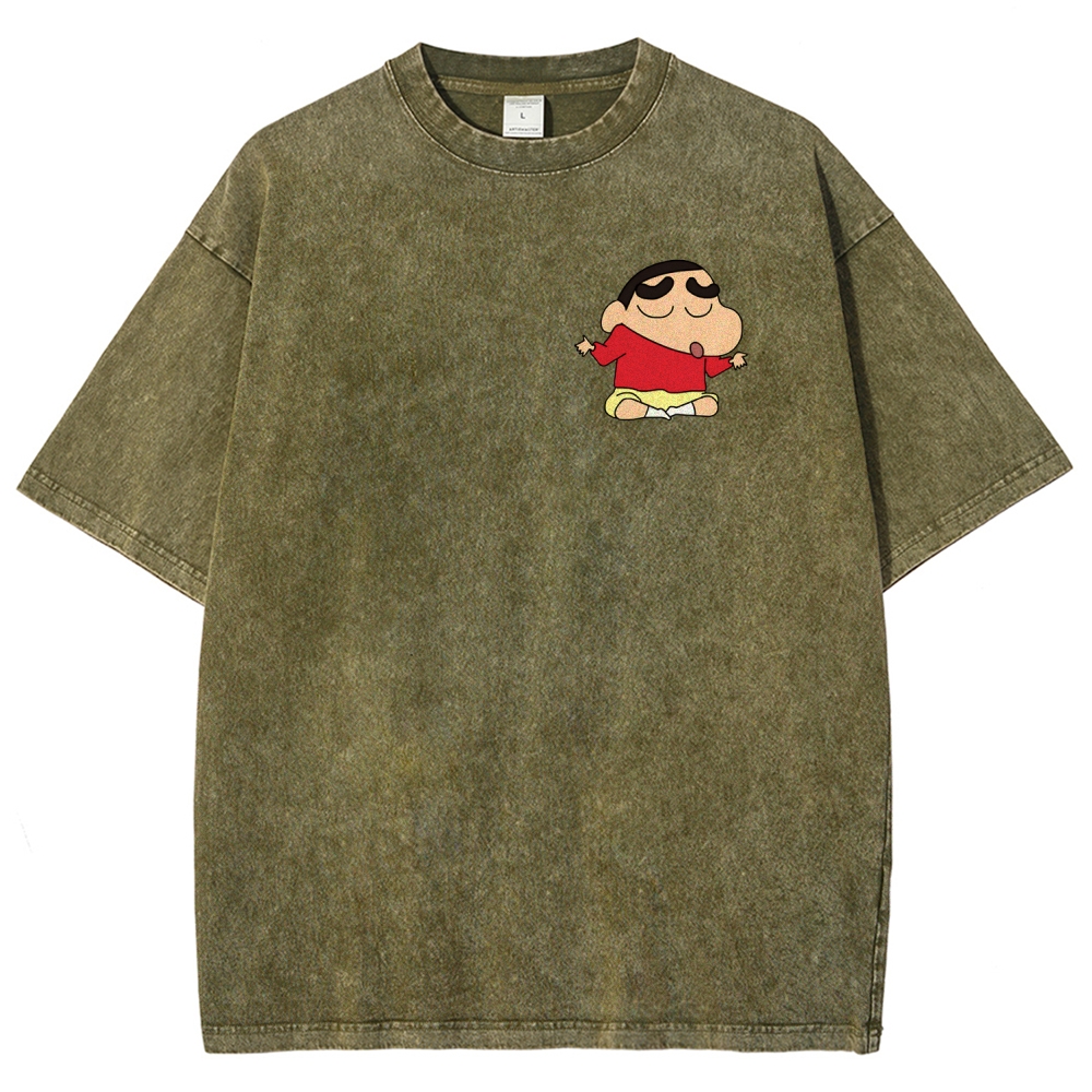 Crayon Shin-chan | Unisex Fit Washed T-Shirt