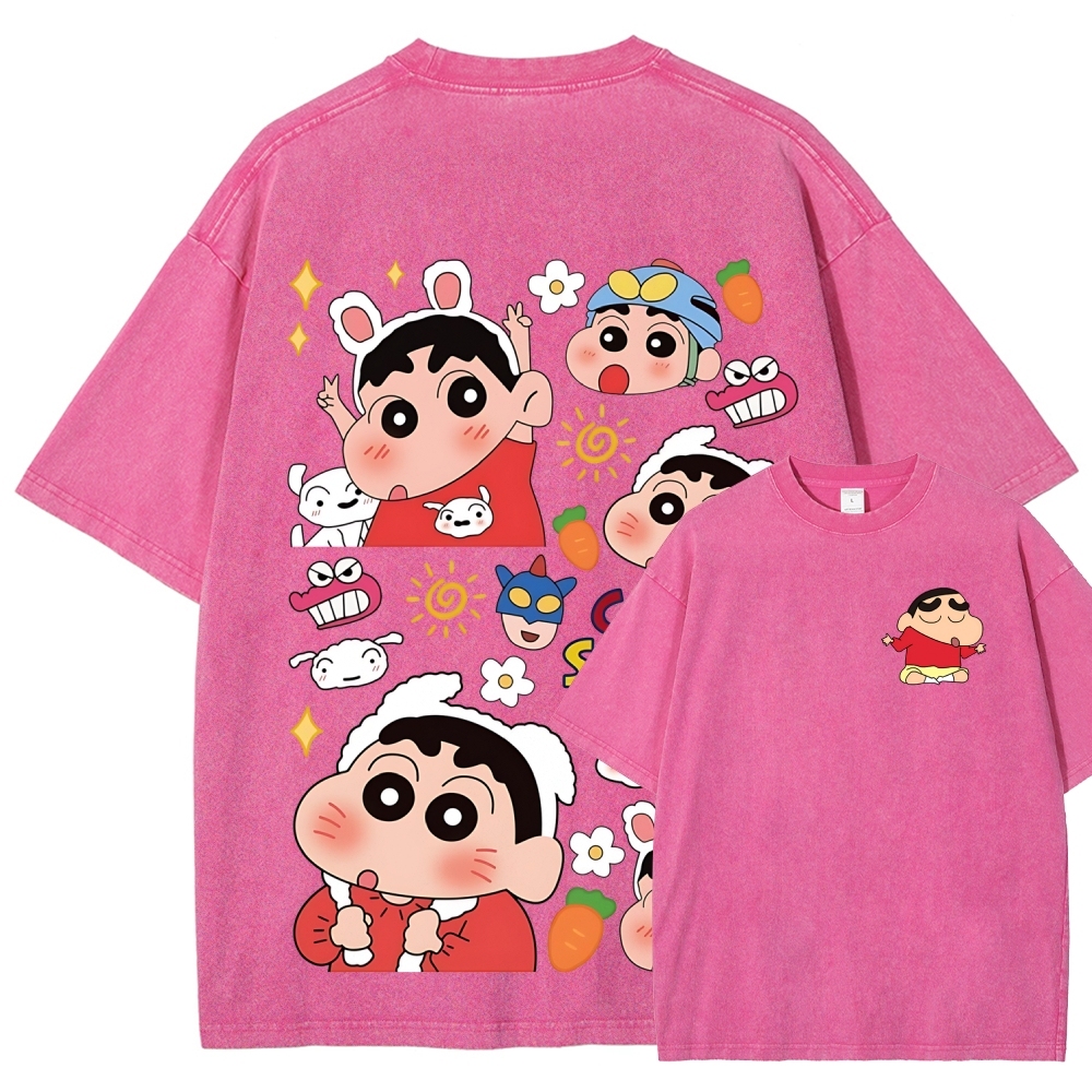 Crayon Shin-chan | Unisex Fit Washed T-Shirt