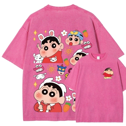 Crayon Shin-chan | Unisex Fit Washed T-Shirt